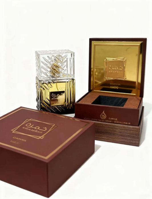 Lattafa Khamra Qahwa Flakon Verpackung