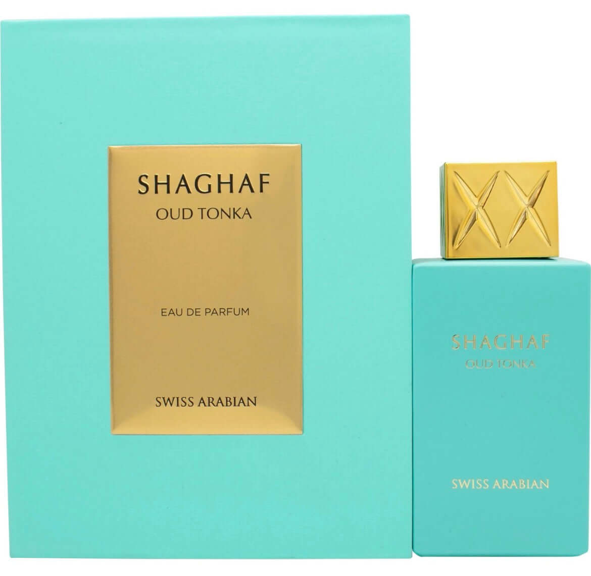 Swiss Arabian Shaghaf Oud Tonka Flakon Verpackung