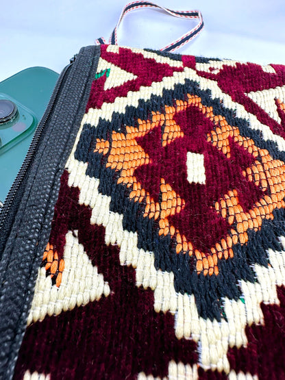Kilim | Geldbörse | Handytasche | Unikat | Etui red Mix