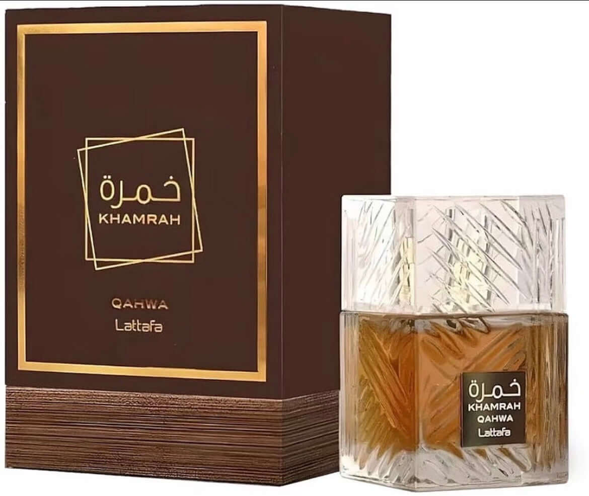 Lattafa Khamra Qahwa Flakon Verpackung