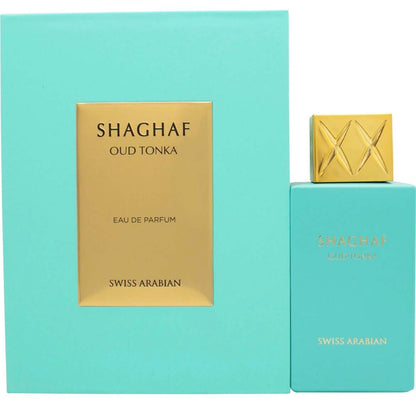 Swiss Arabian Shaghaf Oud Tonka Flakon Verpackung
