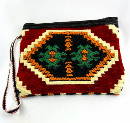 Kilim | Geldbörse | Handytasche | Unikat | Etui red Mix