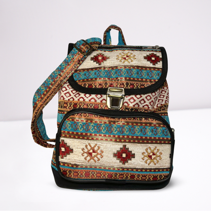 Stilvoller Kilim Rucksack: Einzigartiges Design für zeitlose Eleganz und praktischen Komfort