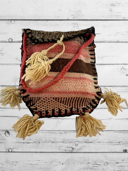 Kilim Authentisch Seiten Tasche Sidebag Ideal für Buch oder Kleinkram