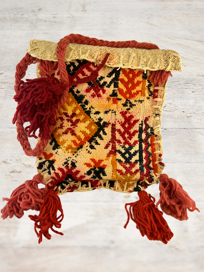 Kilim Authentisch Seiten Tasche Sidebag Ideal für Buch oder Kleinkram