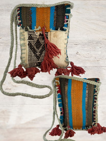 Kilim Authentisch Seiten Tasche Sidebag Ideal für Buch oder Kleinkram