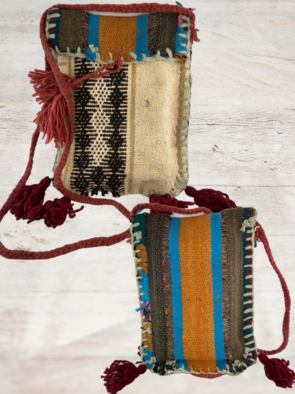 Kilim Authentisch Seiten Tasche Sidebag Ideal für Buch oder Kleinkram