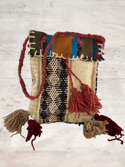 Kilim Authentisch Seiten Tasche Sidebag Ideal für Buch oder Kleinkram