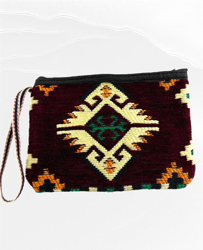 Kilim | Geldbörse | Handytasche | Etui Bordaux Mix